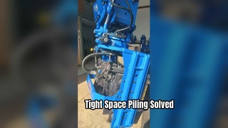 Display met heimachine aan de zijkant