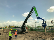 69 To 78 Ton Excavator Mounted Vibro Hammer For Large Piling Construction Projects