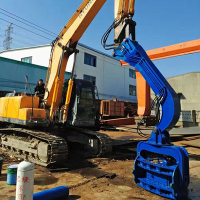 Versatile Pile Driver: High-Efficiency Installation for Solar &amp; Crane Projects