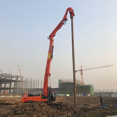 High Accuracy Hydraulic Pile Driver - Coastal Construction For H Beam