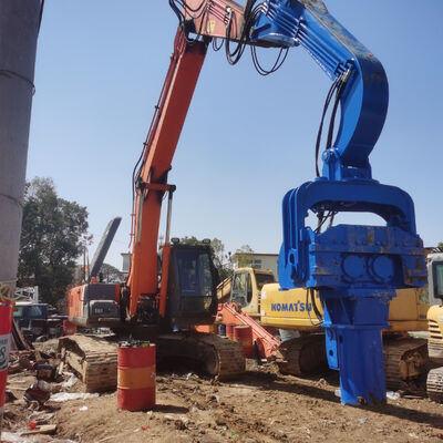 Specialized Pile Hammer For Solar/Wind Farms | Secure Clamping & High-Efficiency Driving