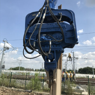 Quick Speed Hydraulic Pile Driver - High Accuracy Vibratory Hammer & Low Noise