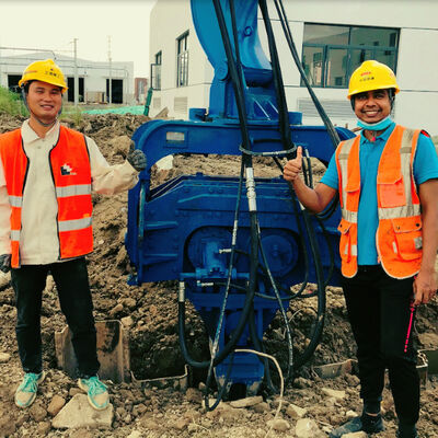 15M Hard Soil Pile Driver - Zoomlion Fit & Imported Hydraulic Components