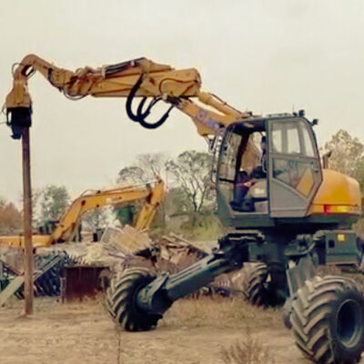 Heavy-Duty XCMG Wheel Type Pile Driver – Stable Performance For 6-8 Meter Sheet Piling Tasks