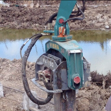 Accurate Vibratory Pile Driver | Compact Structure Delivers Exceptional Piling Speed