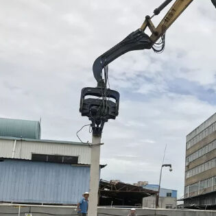 Hydraulic Pile Driver: 10-Ton Force & 12m Pile Length for Deep Foundation Projects