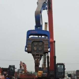 Hydraulic Impact Pile Driver: High Penetration Force & 33-40t Excavator Versatility