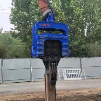 Pile Driver : High Centrifugal Force & Fast Extraction | Four Eccentric Model For 48-52 Tons