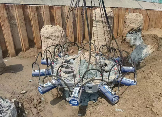 SP-800 Confined Space Adaptation Solution Made In China – Vibration Free Demolition Tool for Safe Pile Breaking