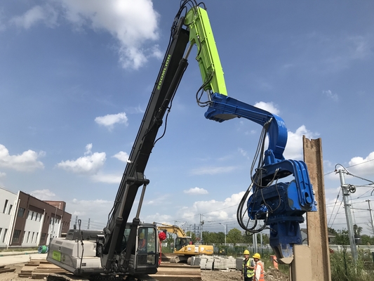 12 Meter Hydraulic Piling Vibro Hammer With 385KN Force