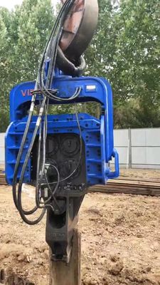 FV-500 Vier Excentrische Paaldrijver | 759 kN Kracht | 48-52 Ton Graafmachine