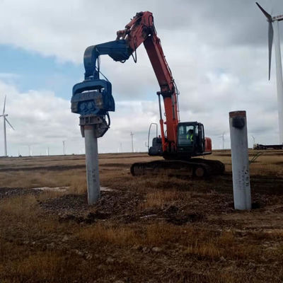Versatile Pile Driver: High-Efficiency Installation for Solar &amp; Crane Projects