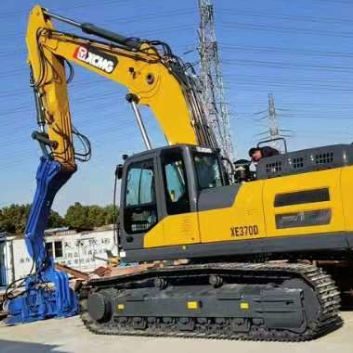 15m Excavator-Mounted Sheet Pile Driver – Vibro Piling, High Efficiency & Precise Depth Control