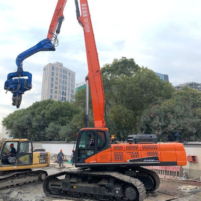 PCF Series Hydraulic Pile Driver - 18m Piling Depth & 905kN Exciting Force For 45-60T Excavator
