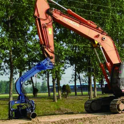 Middelgewicht stapelchauffeur - Compacte structuur en 1900 kg hamergewicht voor efficiënte stapelen