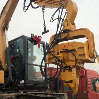 40T Compatible Pile Driver. Robuuste graafmachine voor efficiënte constructie.