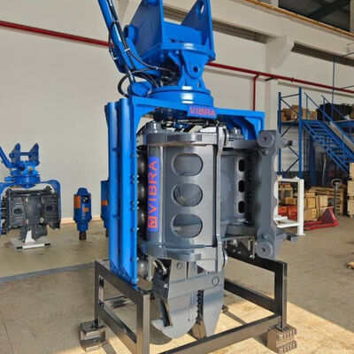 Side Grip Pile Driver | 10 M/min Lifting Speed | 150 L Large Fuel Tank Capacity