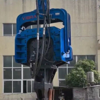 Hoogkoppel Heipaalmachine voor 65-75T Graafmachines: Vier Excentriek Ontwerp