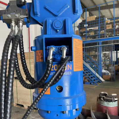 Grondboor met hoog koppel voor graafmachines: 7 meter diep boren en maximaal vermogen